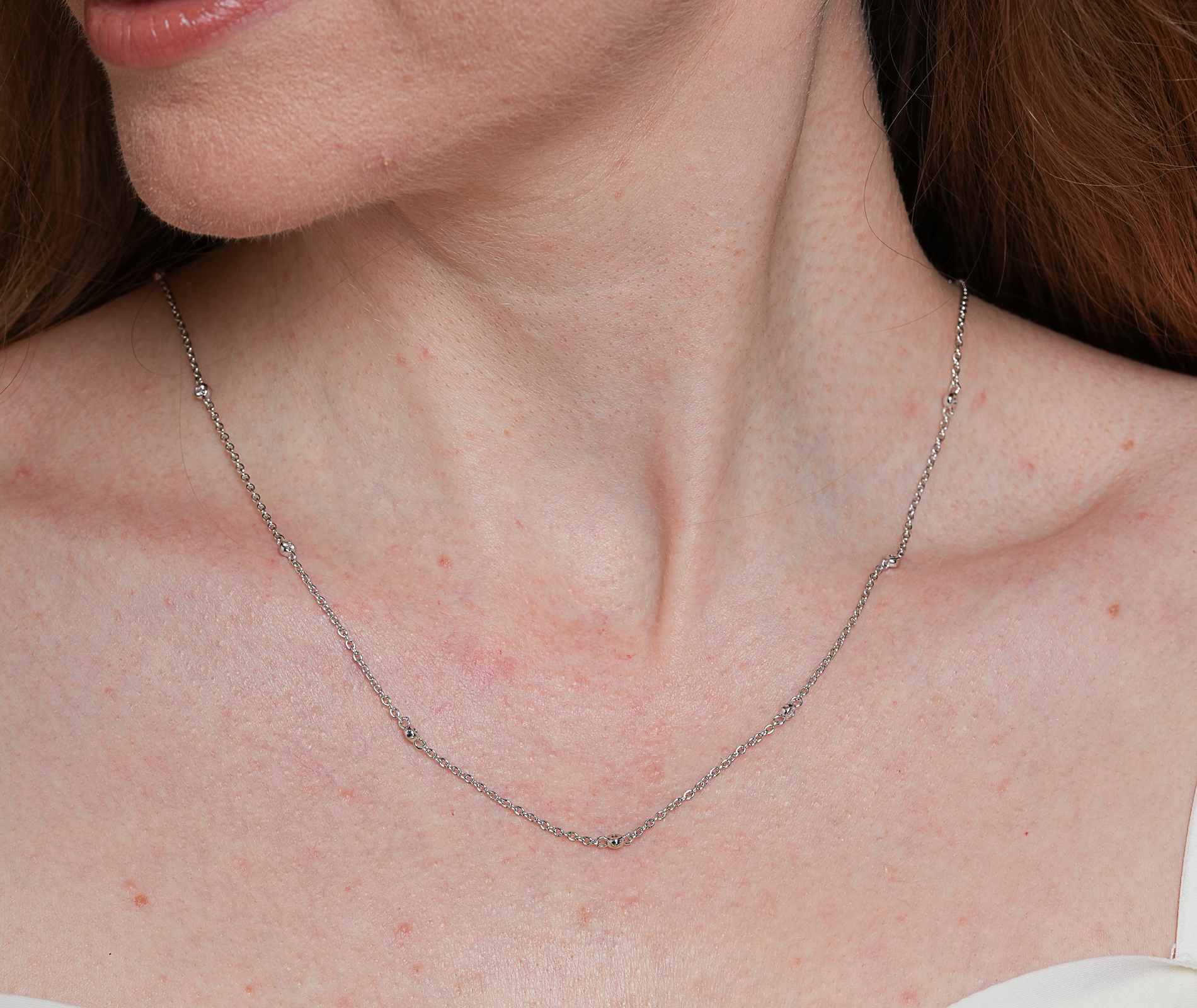 Shining Star Jewelry Women's Zircon 925 Sterling Silver Adjustable Fine Necklace