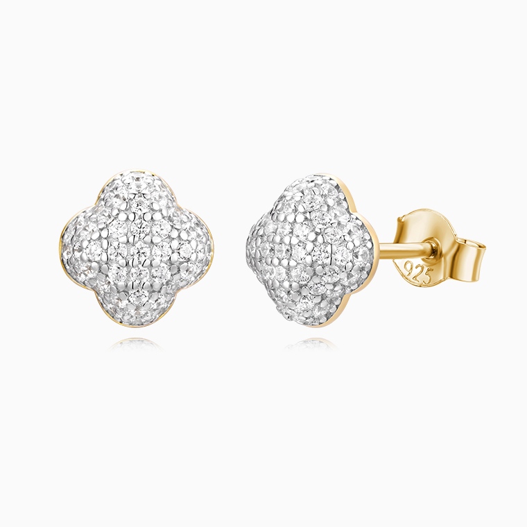 Wholesale Men&rsquo;s Sterling Silver Zircon Stud Earrings