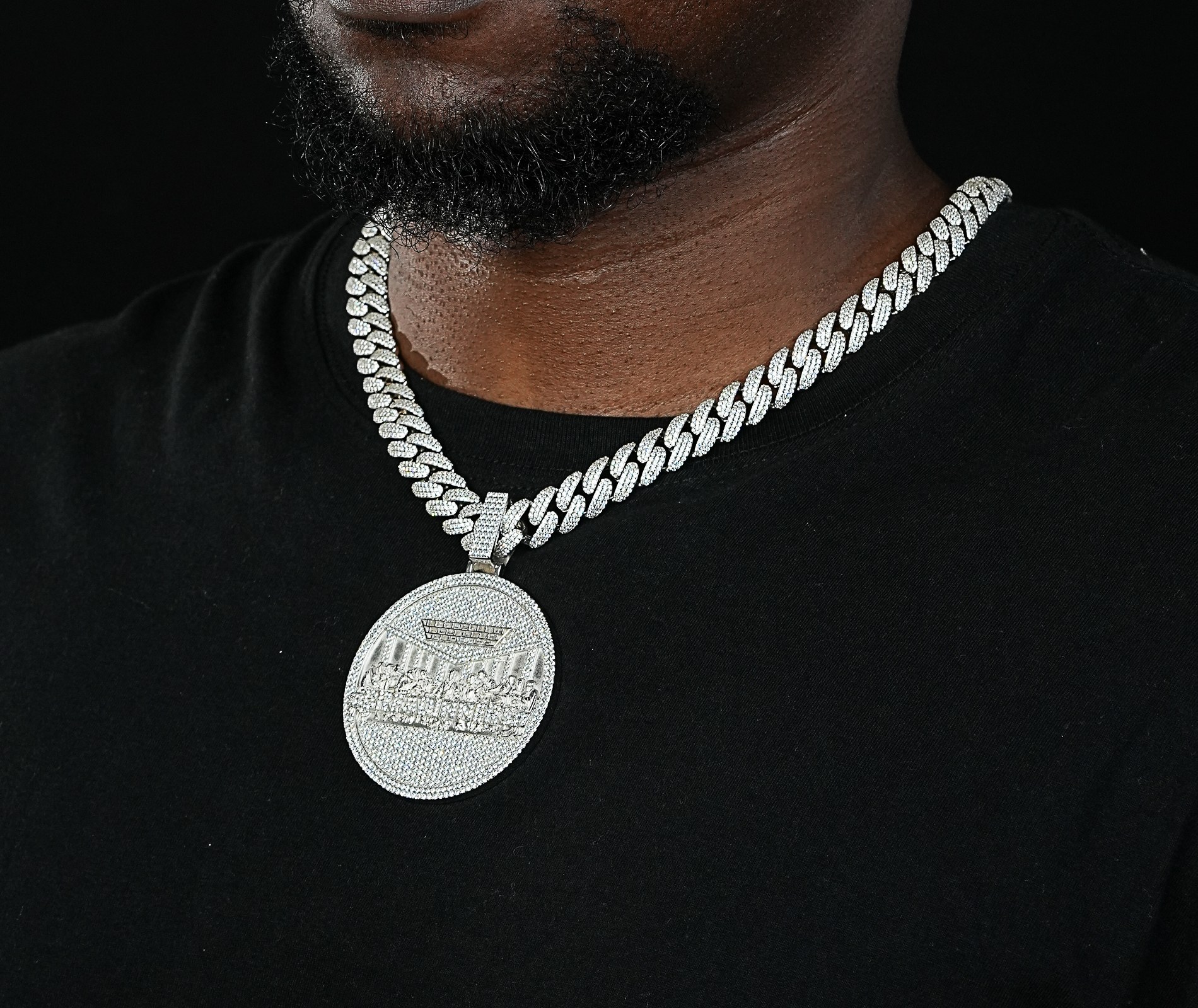 Shining Star Jewelry Custom Big Size Moissanite The Last Supper Hip Hop Pendant