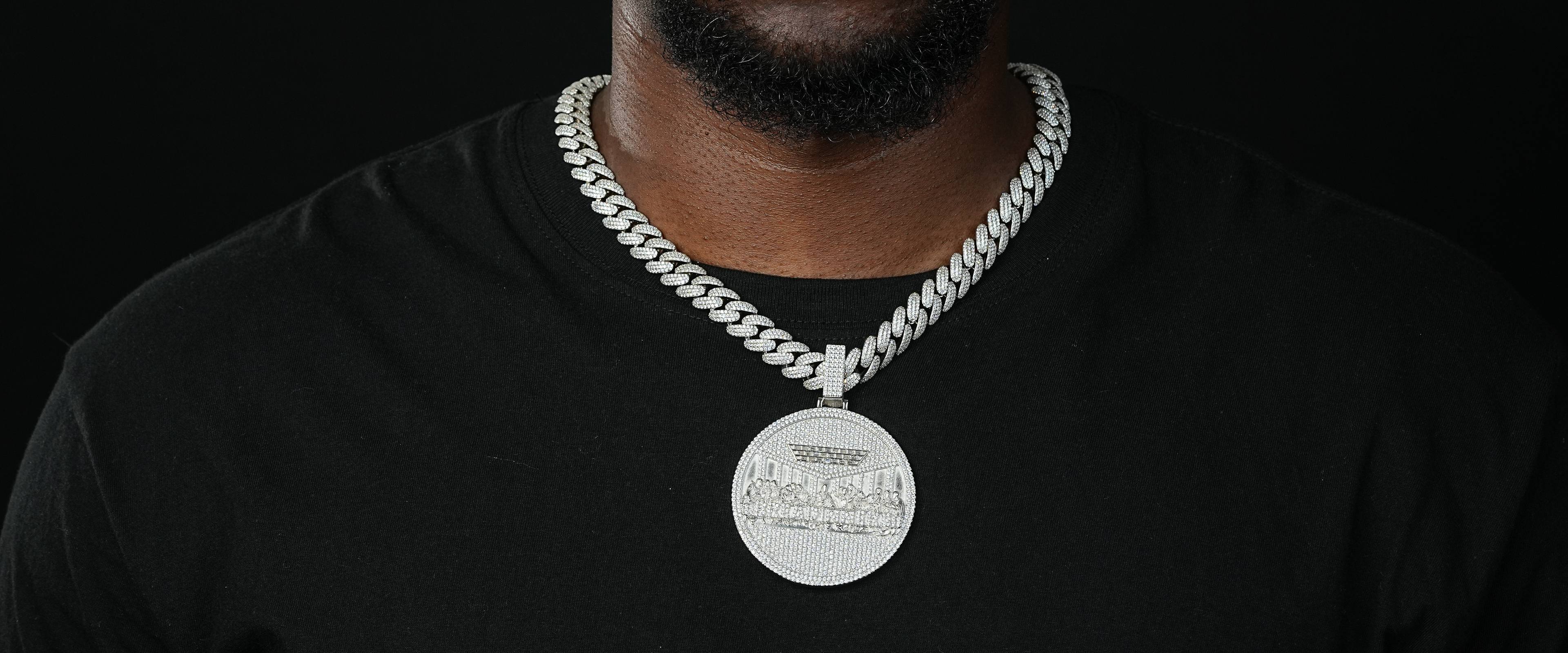 Shining Star Jewelry Custom Big Size Moissanite The Last Supper Hip Hop Pendant