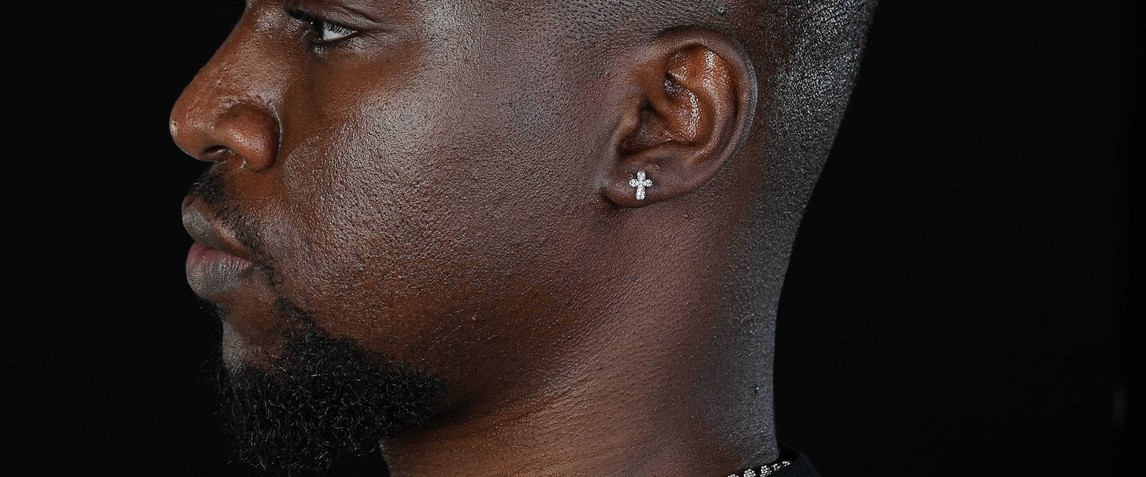 Shining Star Jewelry Simple Style Micro Pave 5A Zircon Cross Minimalist Earrings