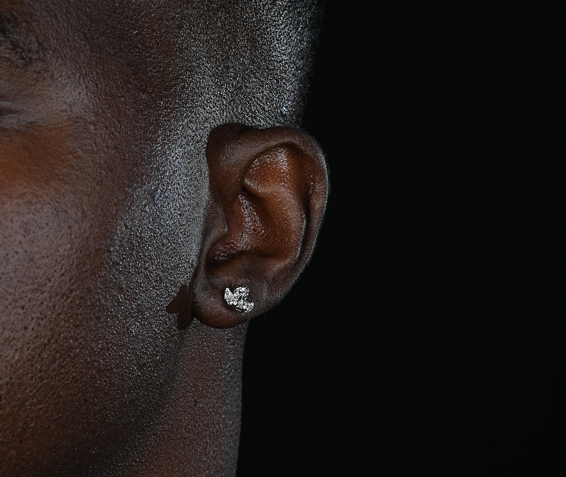 Shining Star Jewelry New Trend Moissanite Mini Cupid Angle Cherub Stud Earrings