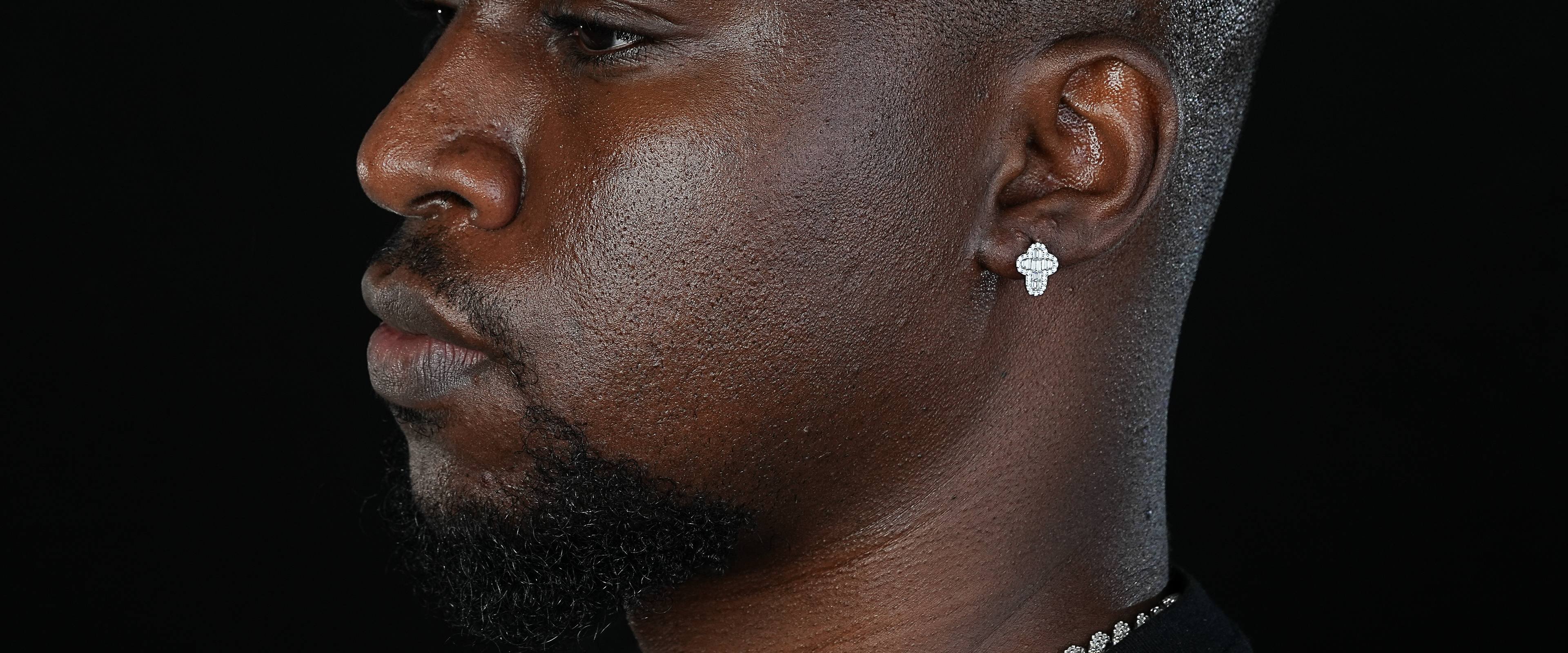 Shining Star Jewelry New Arrivals Luxury 925 Silver Full Diamond Cross Earrings