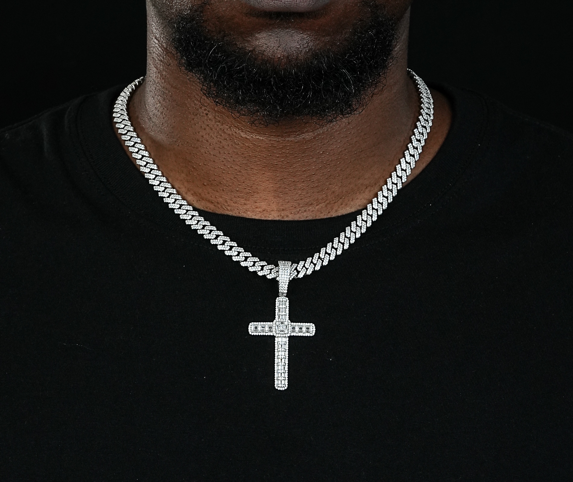 Shining Star Jewelry Factory Hip Hop Style Men Luxury Diamond Cross Pendant Shining Star Jewelry Factory Hip Hop Style Men Luxury Diamond Cross Pendant