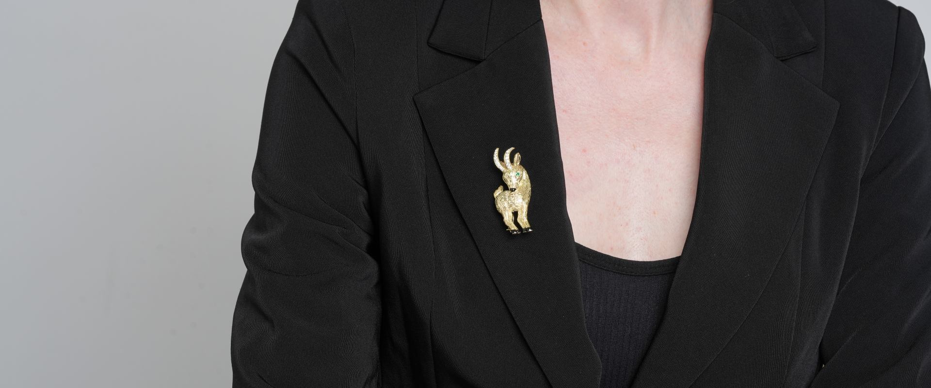 Shining Star Jewelry Trendy 925 Sterling Silver Zircon Little Sheep Brooch Women Shining Star Jewelry Trendy 925 Sterling Silver Zircon Little Sheep Brooch Women