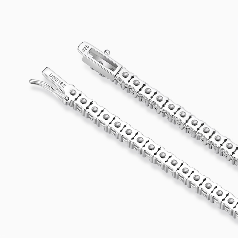 Shining Star Jewelry Women's Moissanite Colored Zircon Butterfly Tennis Necklace