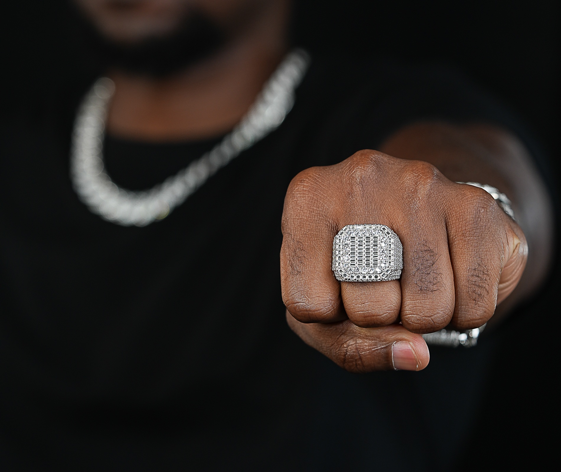 Shining Star Jewelry Zircon Baguette Round Cut Hip Hop Mens Classic Square Ring Shining Star Jewelry Zircon Baguette Round Cut Hip Hop Mens Classic Square Ring