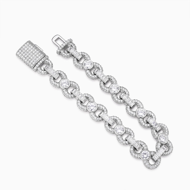 Hip-Hop Men's Bracelet Manufacturer | Iced Out CZ Bracelet