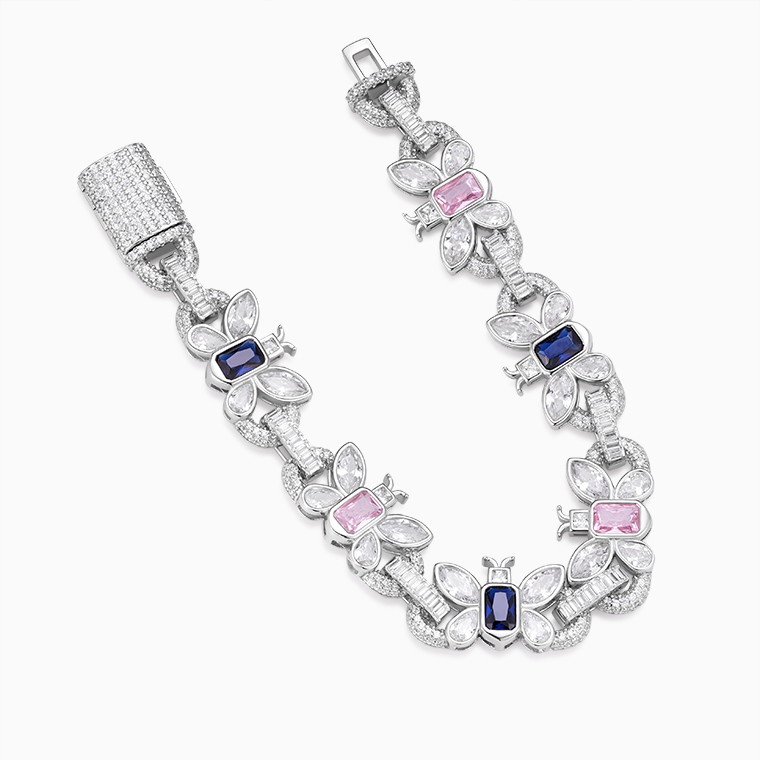 Butterfly Cuban Chain Bracelet | Hip-Hop Men's Bracelet Manufacturer
