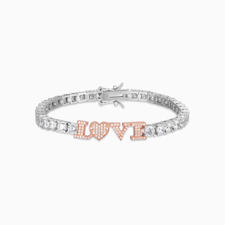 Clustered Tennis Bracelet Manufacturer