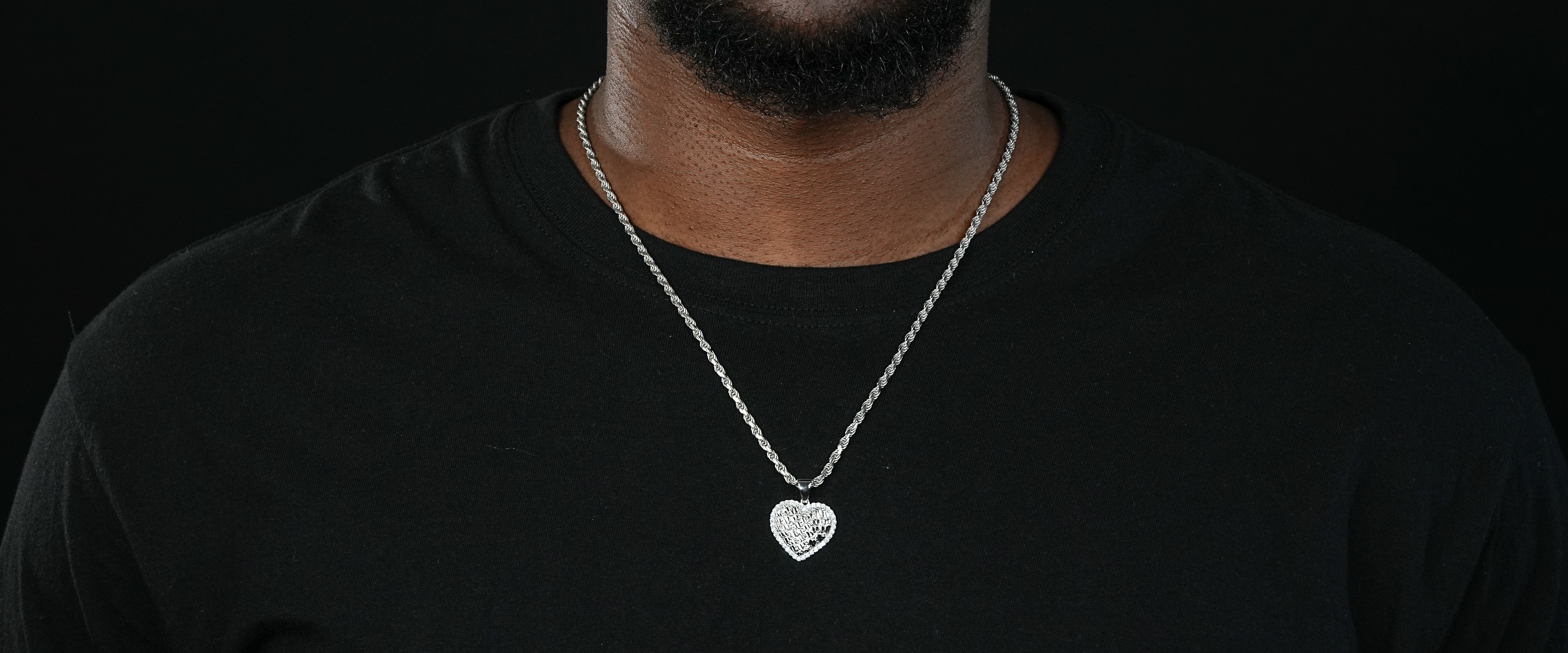 Shining Star Jewelry Manufacturer Wholesale Nugget Heart Cz Pendant