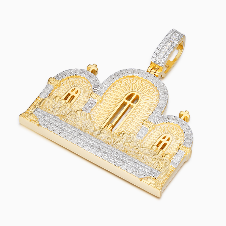 Shining Star Jewelry 5A Cubic Zirconia Last Supper Religion Pendant