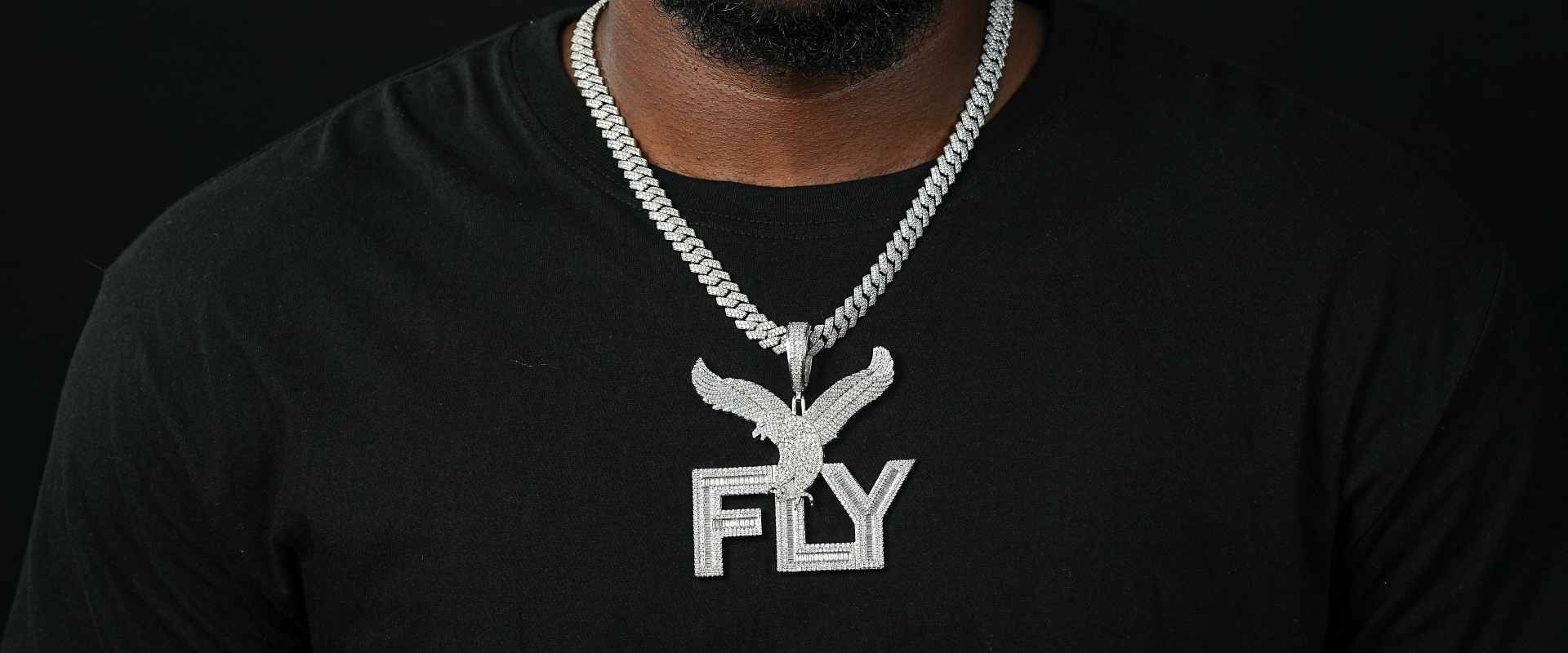 Shining Star Jewelry Custom Hip Hop Animal Eagle Baguette Diamond Letter Pendant Shining Star Jewelry Custom Hip Hop Animal Eagle Baguette Diamond Letter Pendant