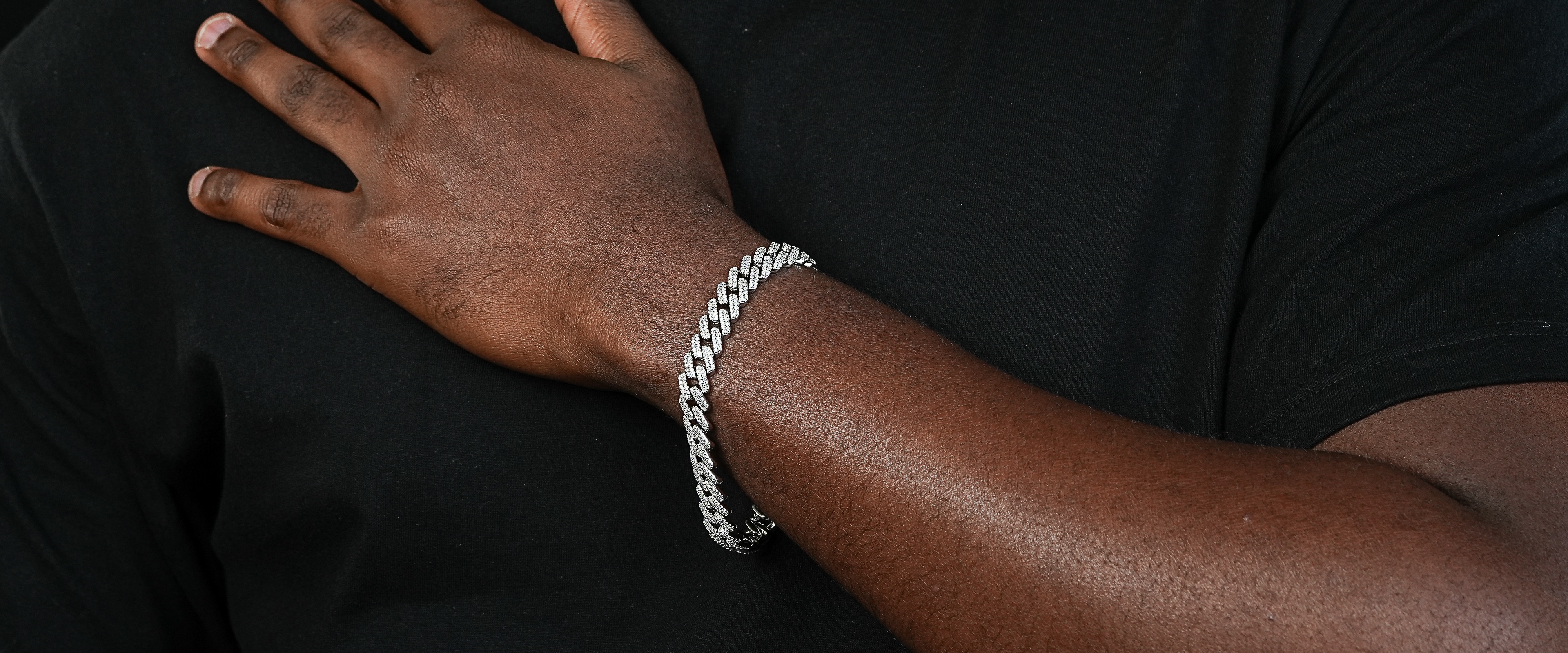 Shining Star Jewelry Luxury 8mm 10mm 12mm 14mm 30mm Moissanite Cuban Bracelet