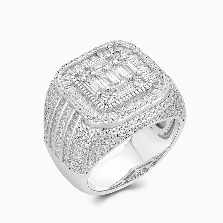 Moissanite men&rsquo;s rings