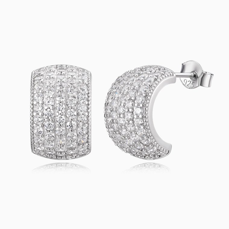 Custom Hip Hop Women's Stud Earrings