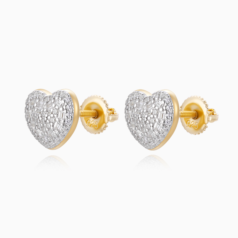 Men's Hip-Hop Stud Earrings | 925 Silver Moissanite/Zircon- Shining Star Men's Hip-Hop Stud Earrings | 925 Silver Moissanite/Zircon- Shining Star