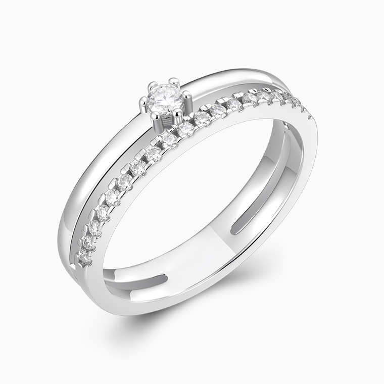 Shining Star Jewelry Moissanite Jewelry Set Necklace Rings With Gra Certification