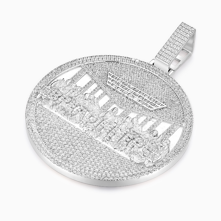 Shining Star Jewelry Custom Big Size Moissanite The Last Supper Hip Hop Pendant