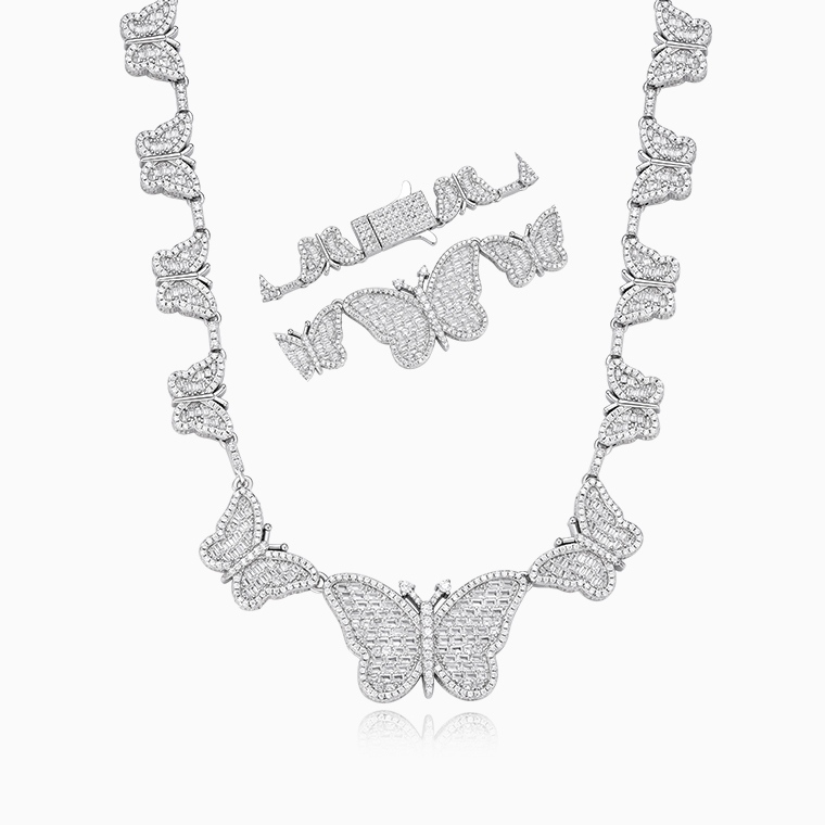 Wholesale Moissanite & 925 Silver Women&rsquo;s Necklaces