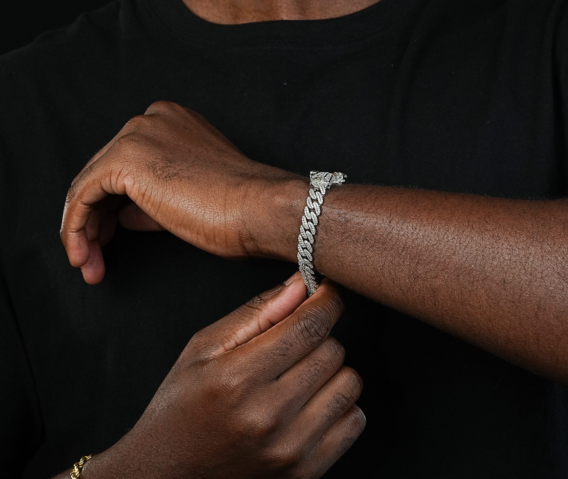 Shining Star Jewelry St Jude Charms CZ Iced Out San Judas Tadeo Cuban Bracelet Shining Star Jewelry St Jude Charms CZ Iced Out San Judas Tadeo Cuban Bracelet