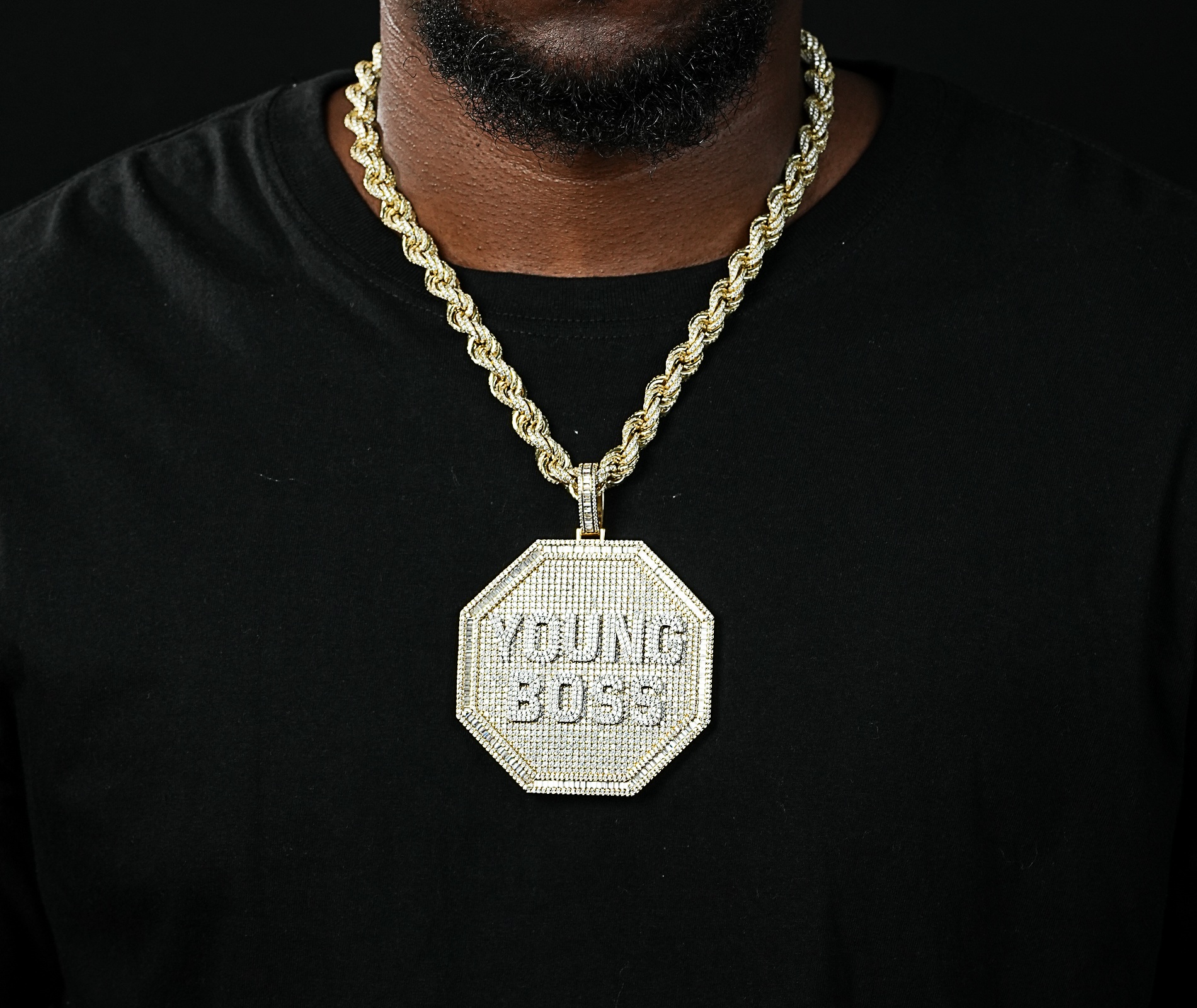 Shining Star Jewelry Custom Hip Hop Iced Out Cubic Zirconia Solid Letter Pendant Shining Star Jewelry Custom Hip Hop Iced Out Cubic Zirconia Solid Letter Pendant