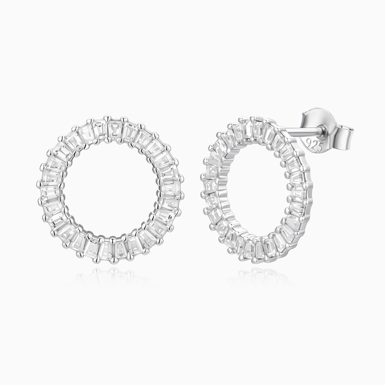 925 sterling silver women's jewelry set | Moissanite hip hop jewelry |  lab diamonds hip hop jewelry