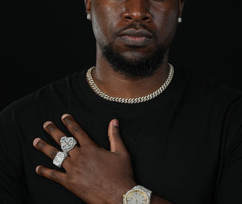 Shining Star Jewelry Solid 14K Gold Plated 10mm Hip Hop Miami Cuban link Chain