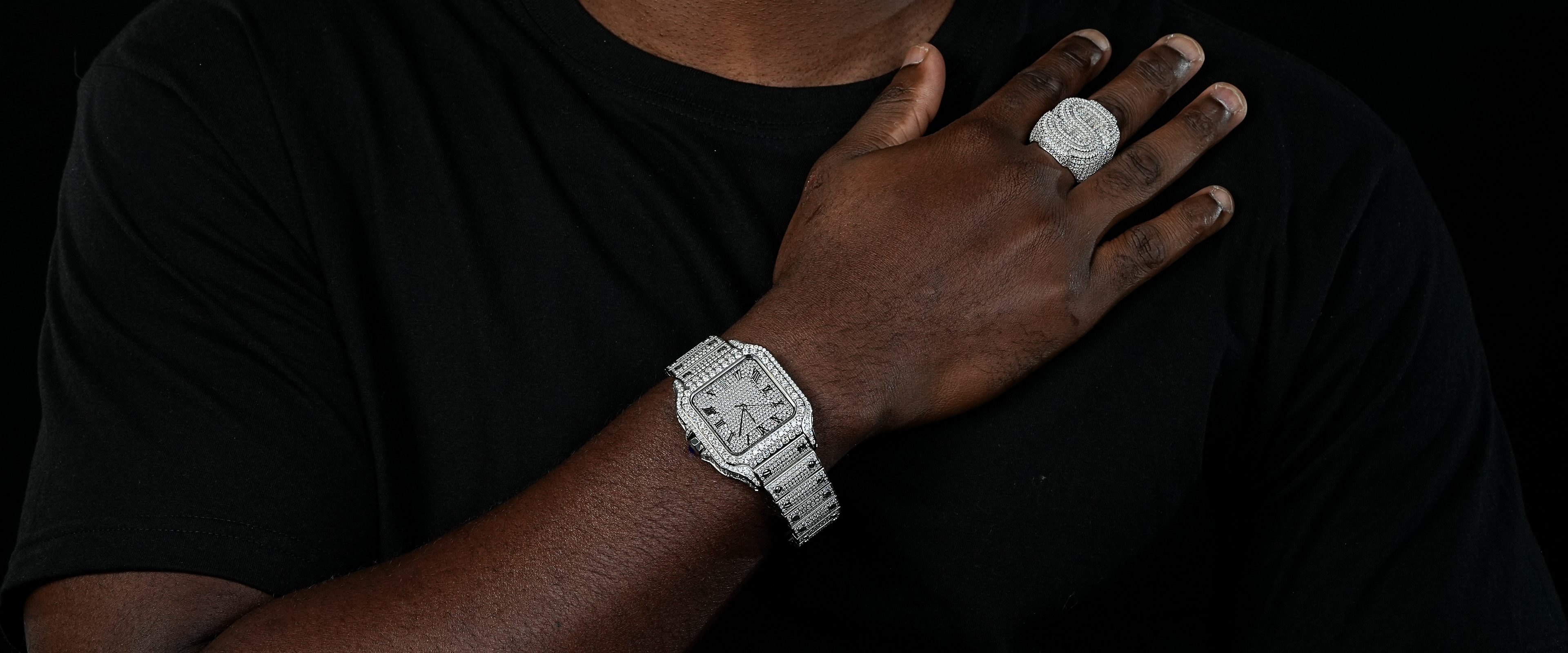 Shining Star Jewelry High Quality Iced Out 5A Zircon Stainless Steel Man Watch Shining Star Jewelry High Quality Iced Out 5A Zircon Stainless Steel Man Watch