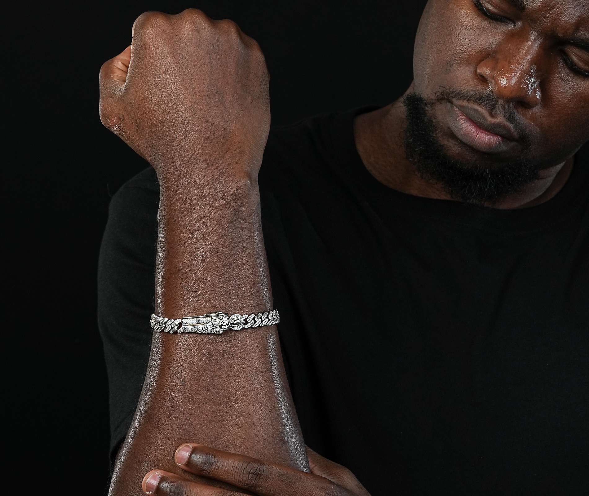 Shining Star Jewelry Saint Jude Charm Bracelet San Judas Cuban Link Bracelet Shining Star Jewelry Saint Jude Charm Bracelet San Judas Cuban Link Bracelet