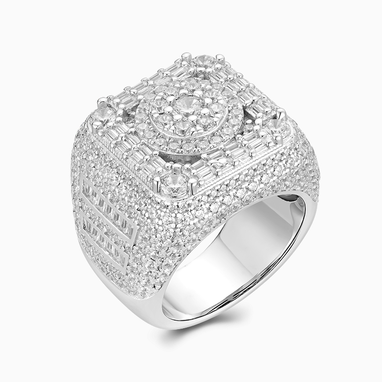Moissanite men&rsquo;s rings
