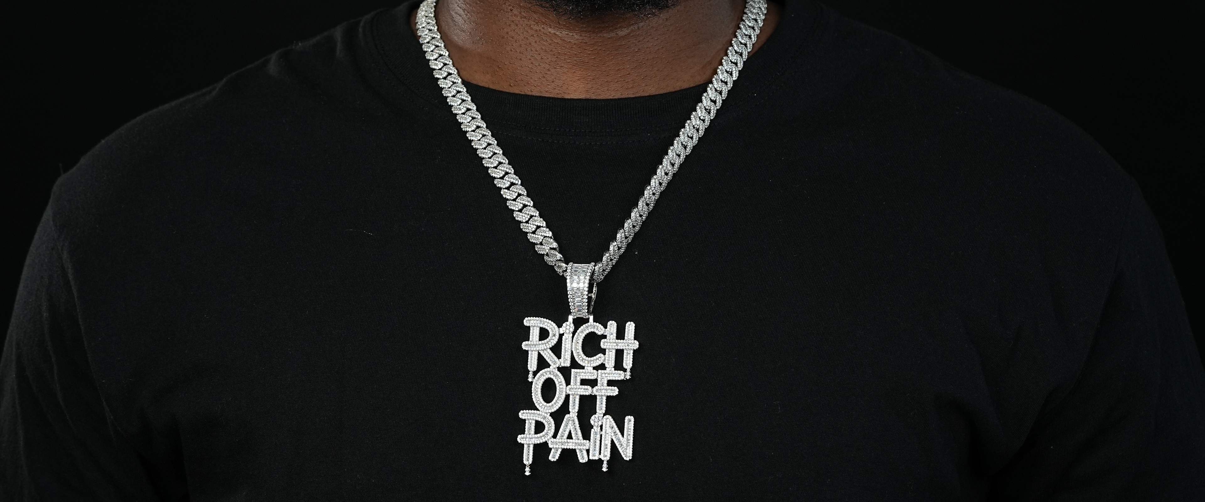 Shining Star Jewelry Wholesale Moissanite Alphabet Pendant For Men