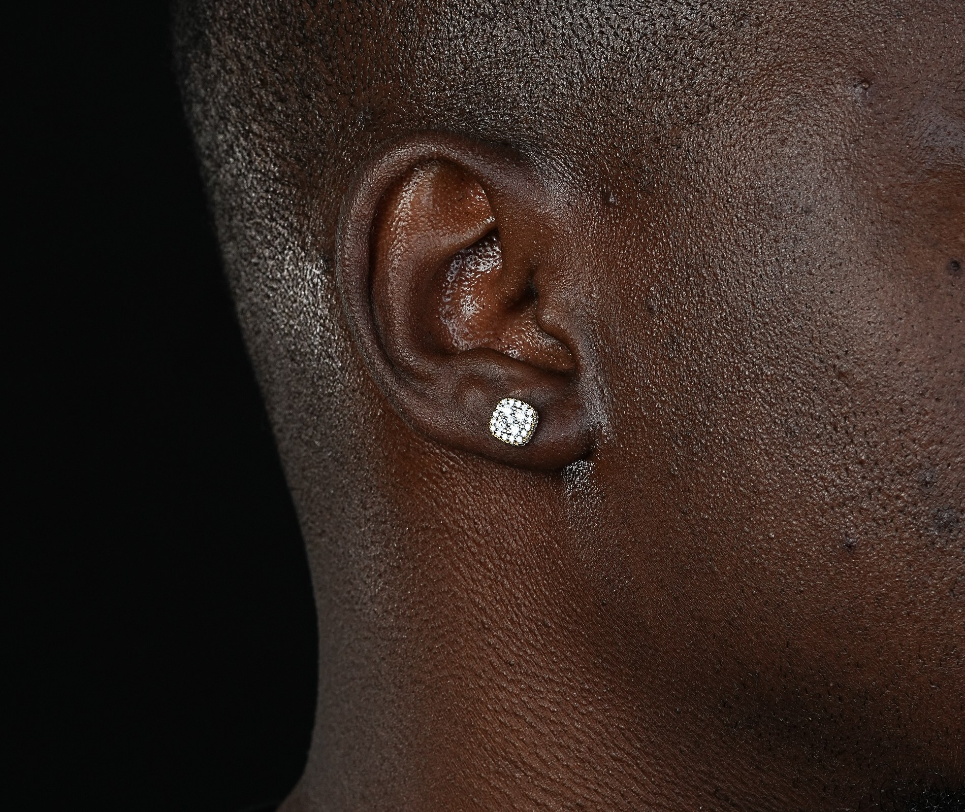 Shining Star Jewelry High Quality Micro Pave Cubic Zirconia Silver Stud Earrings