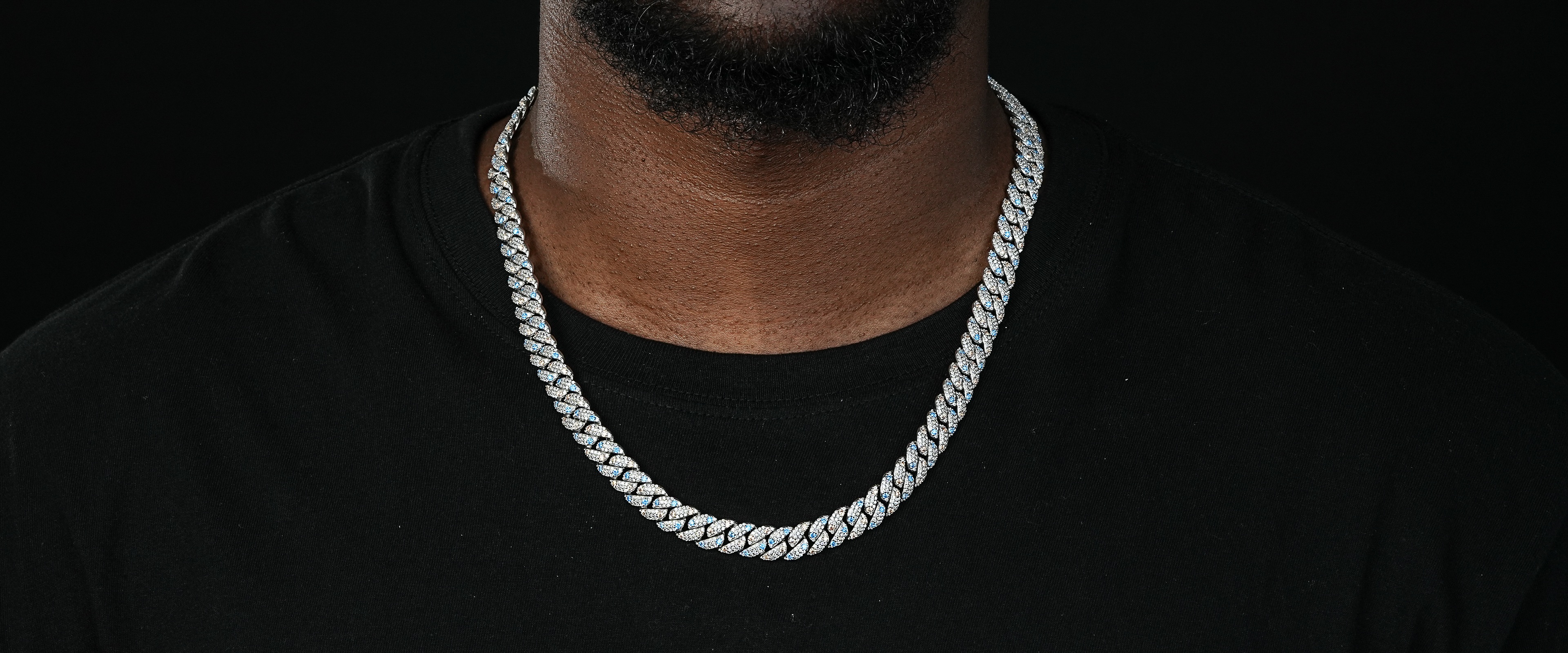 Shining Star Jewelry 8mm 10mm 12mm 14mm Moissanite Miami Cuban Link Chain