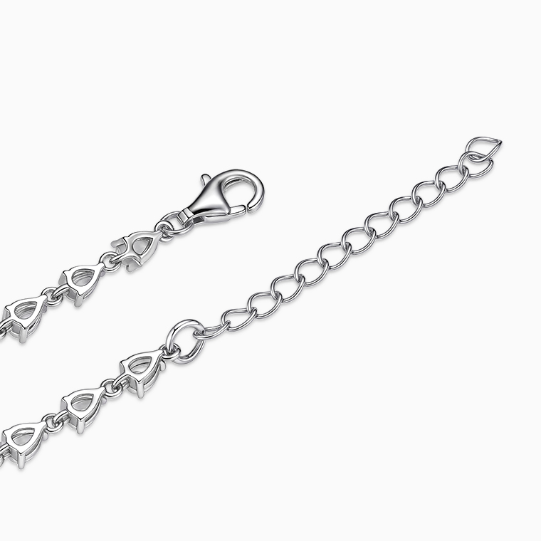 925 sterling silver Moissanite women's necklace | Moissanite hip hop jewelry manufacturer