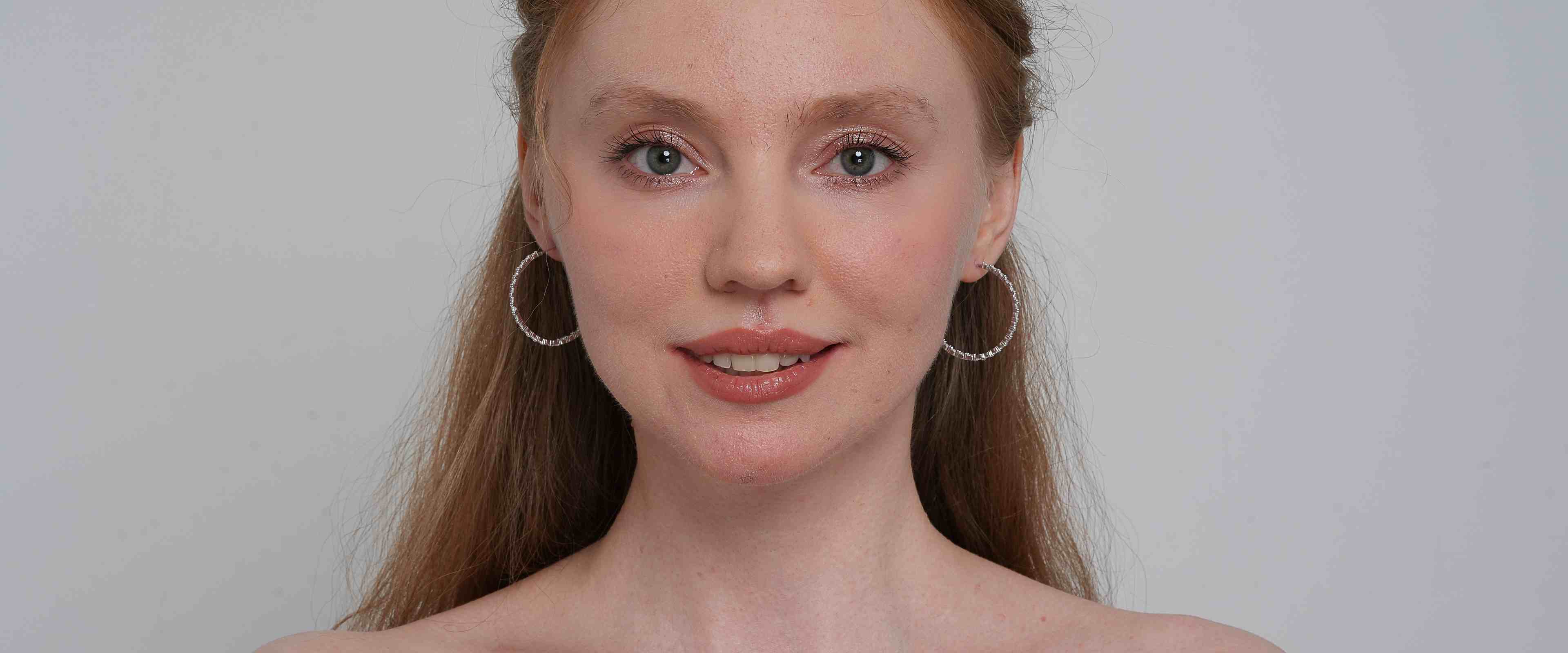 Shining Star Jewelry Iced Out Marquise Shaped Diamond Women's Big Hoop Earrings