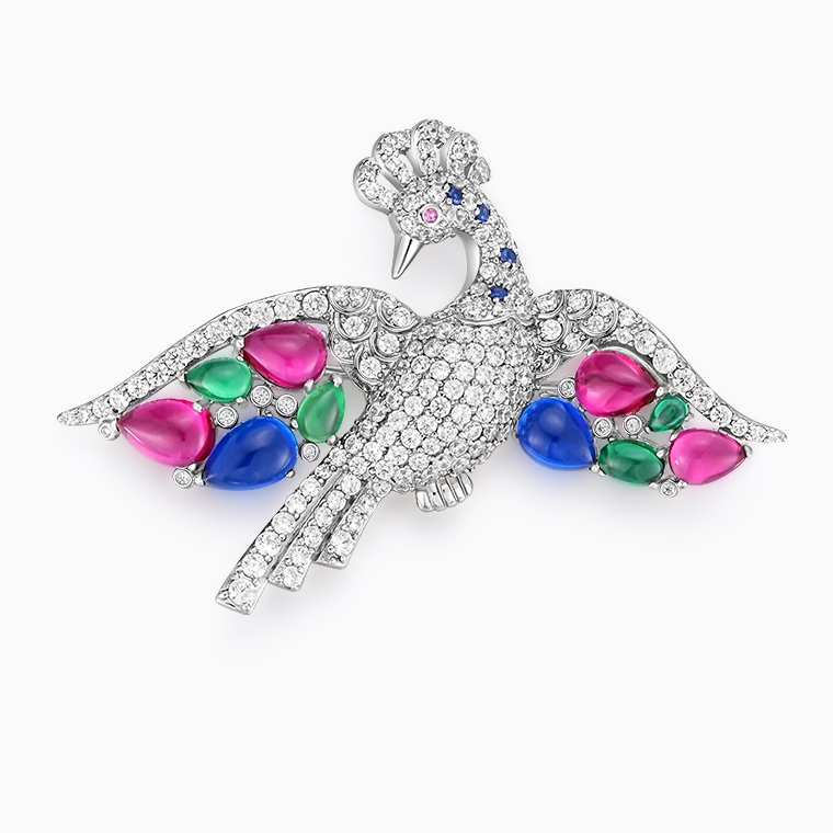 Custom 925 Sterling Silver Brooch for Women