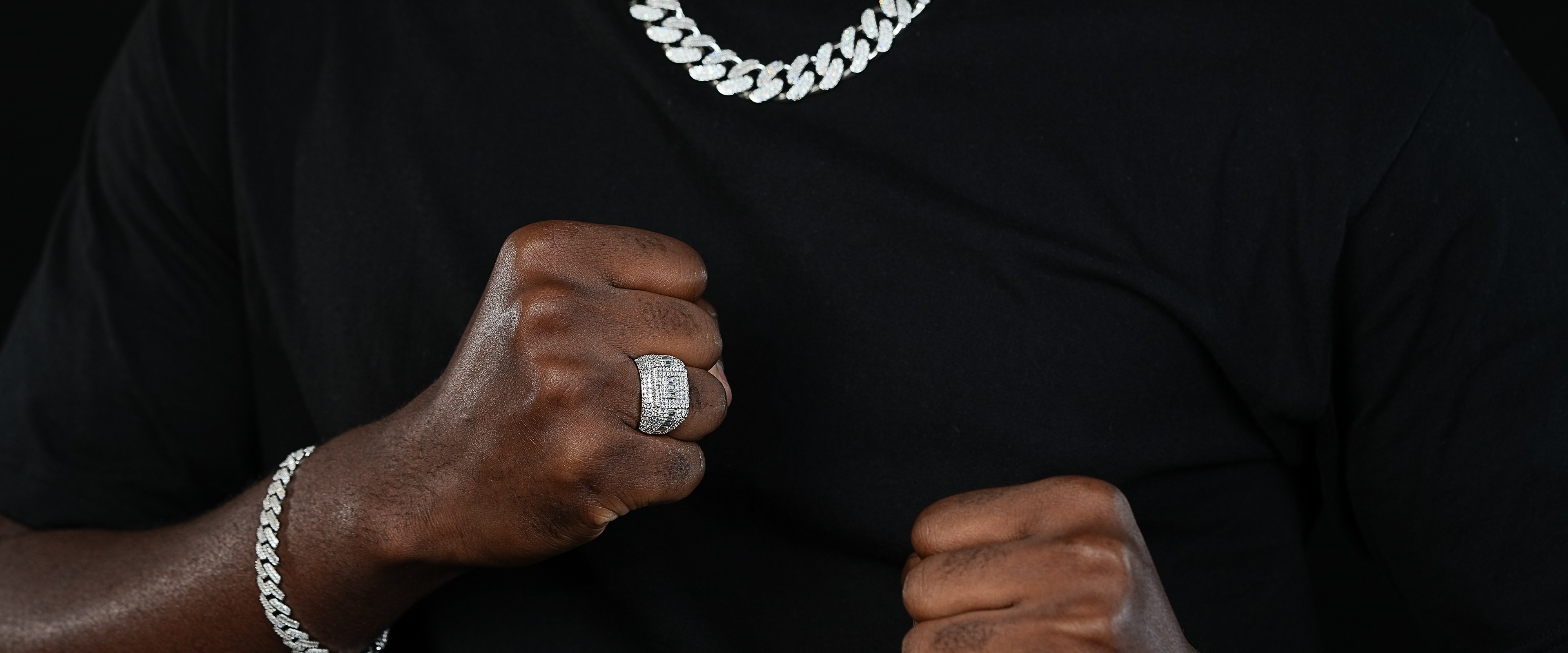 Shining Star Jewelry Hip Hop Classic Style Sterling Silver Zircon Iced Out Ring