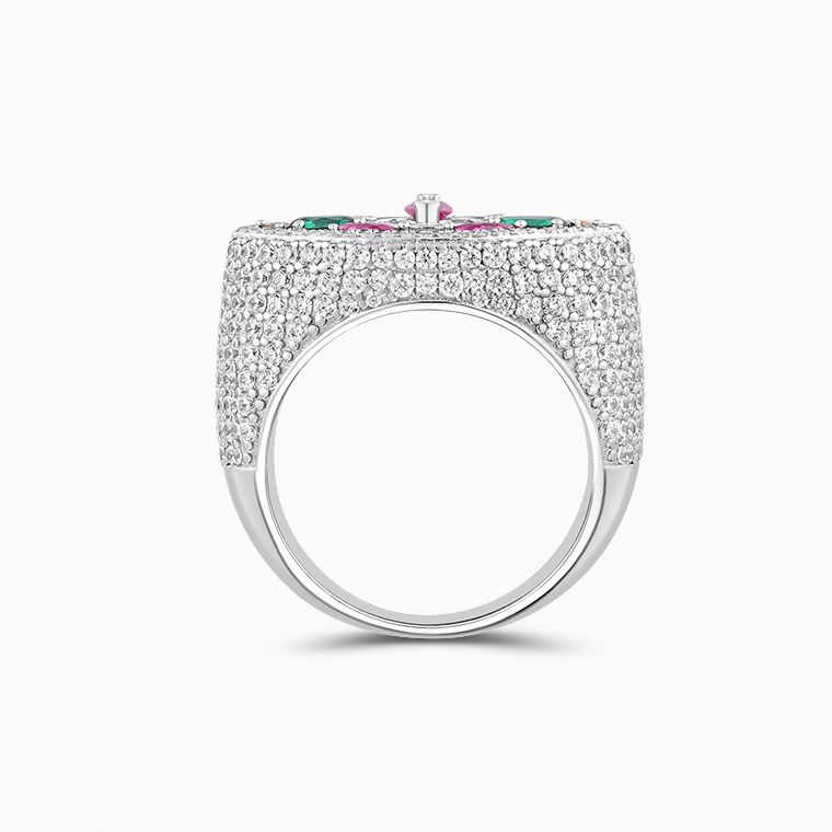 Shining Star Jewelry Fashion Colorful Cz Stone Fine Jewelry Rings For Men