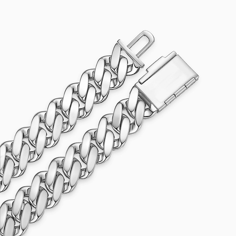 Shining Star Jewelry Cubic Zirconia Micro Pave 18mm Heavy Solid Cuban Necklace Shining Star Jewelry Cubic Zirconia Micro Pave 18mm Heavy Solid Cuban Necklace