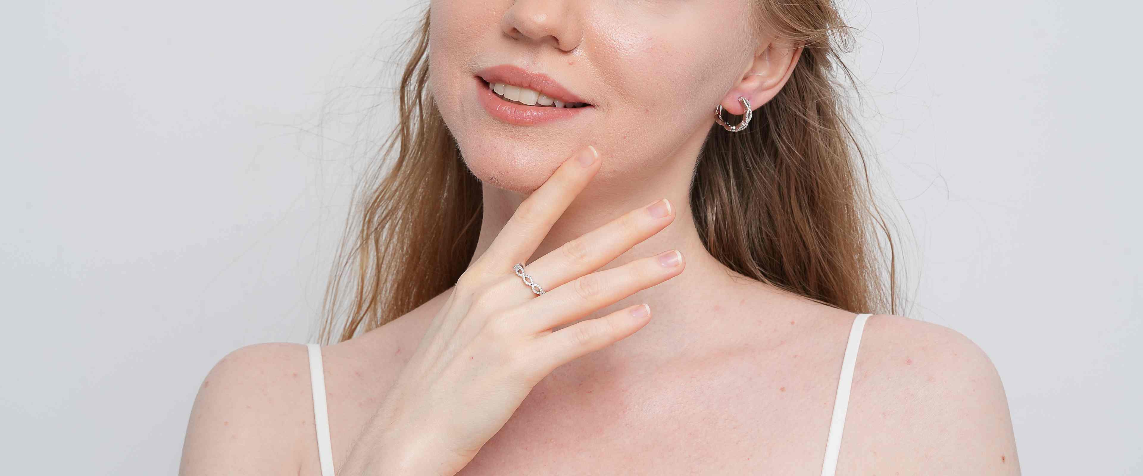 Shining Star Jewelry Zircon Wedding Jewelry Huggies Earrings Ring Jewelry Set