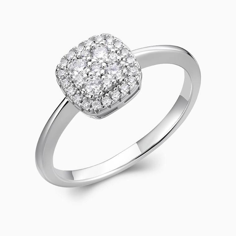 Shining Star Jewelry Women Halo Moissanite Silver Set For Wedding Party Jewelry