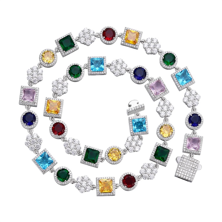 Custom Moissanite & 925 Silver Women&rsquo;s Necklaces