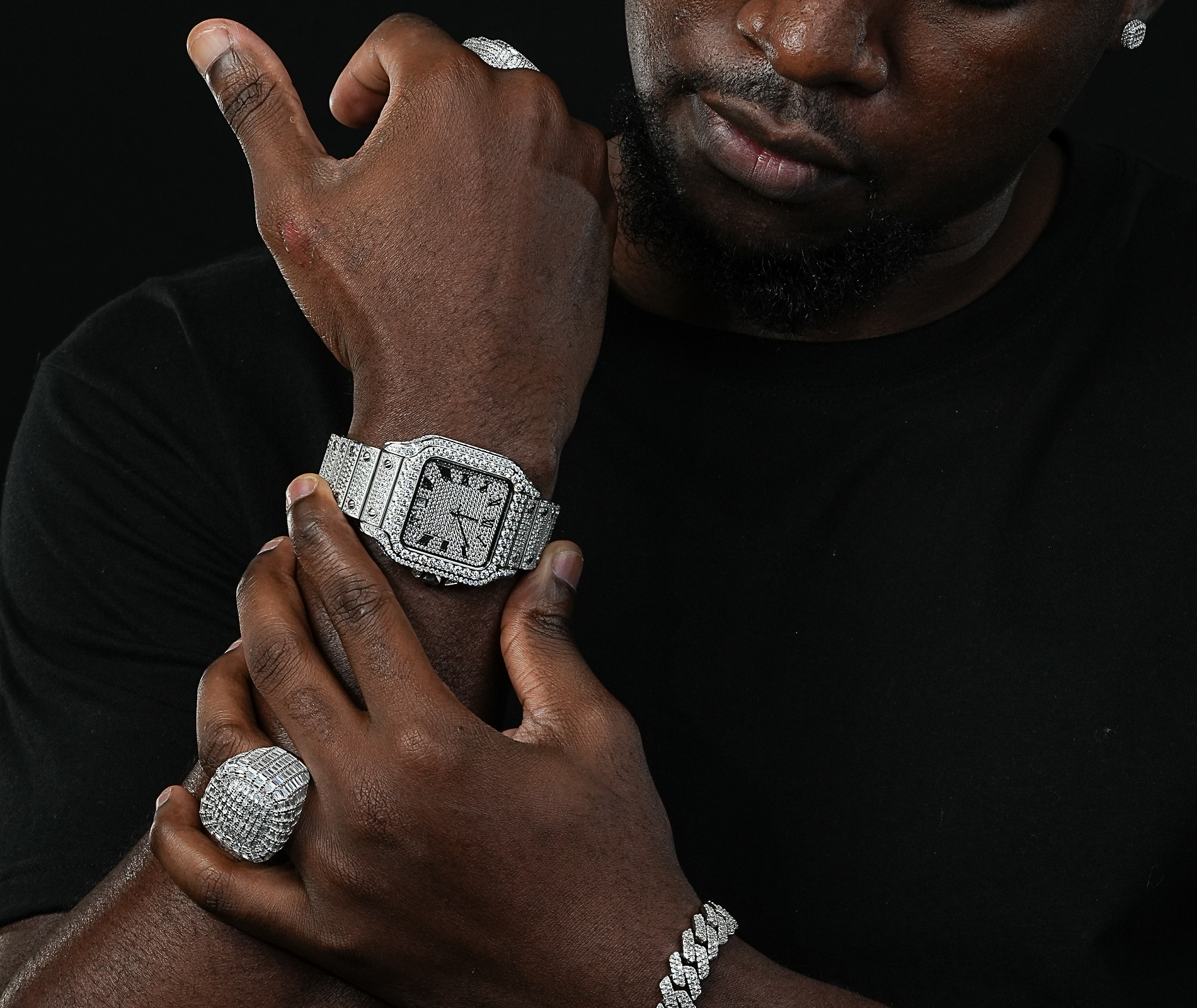 Shining Star Jewelry High Quality Iced Out 5A Zircon Stainless Steel Man Watch Shining Star Jewelry High Quality Iced Out 5A Zircon Stainless Steel Man Watch