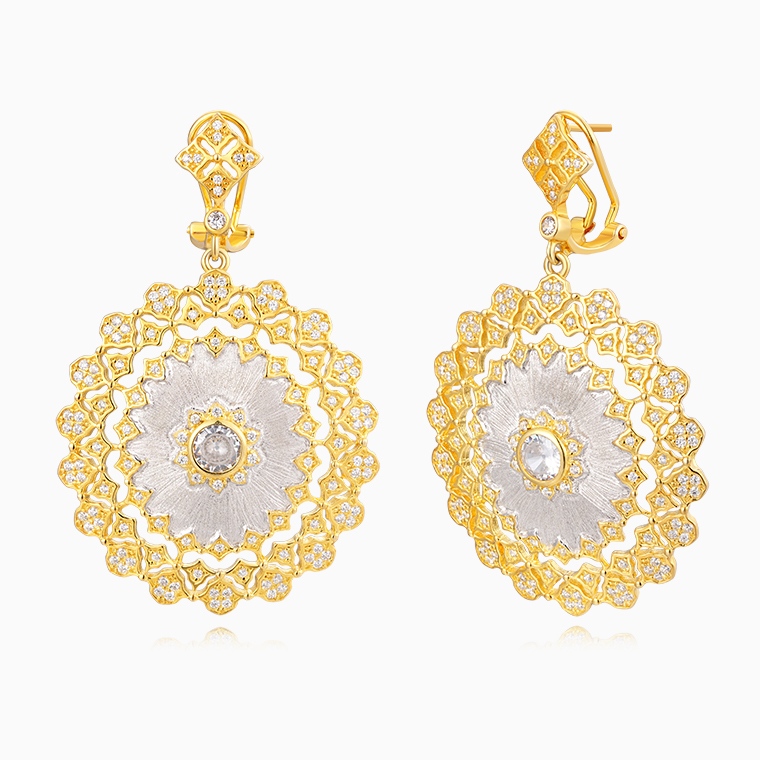 Moissanite 925 Sterling Silver Earrings Women Manufacturer