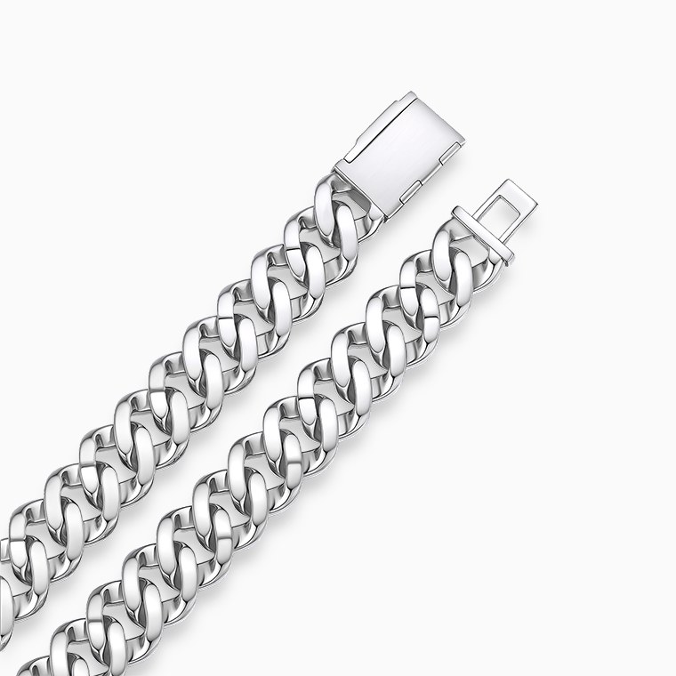 Shining Star Jewelry Wholesale White Gold Moissanite Thin 11mm Miami Cuban Chain